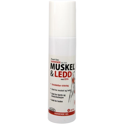 Varmende Muskel & ledd gel med edta, 150 ml