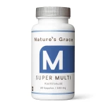 Super Multi – Komplett naturlig multivitamin med optimaliserte opptak (60 kapsler)