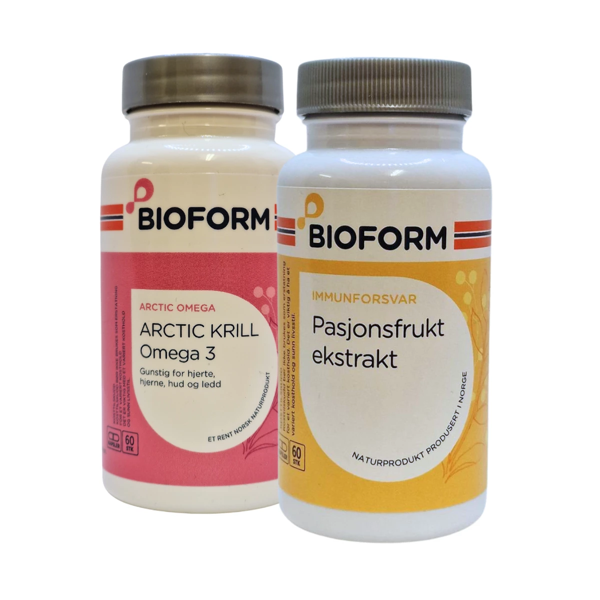 w1200h1200 (2) HUKOMMELSESPAKKEN med Krill 60 kapsler og Pasjonsfrukt 60 kapsler - Bilde 1