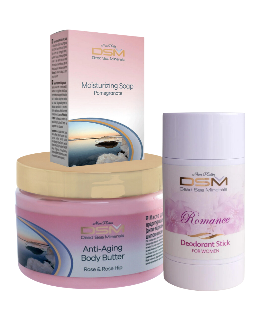 Rosa pakke ROSA PAKKE - Bodybutter, Deodorant og Såpestykke - Bilde 1